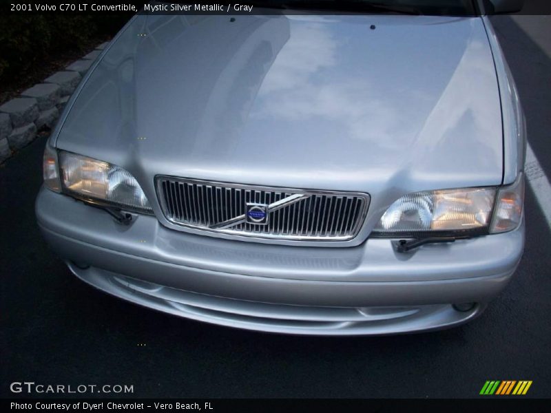 Mystic Silver Metallic / Gray 2001 Volvo C70 LT Convertible