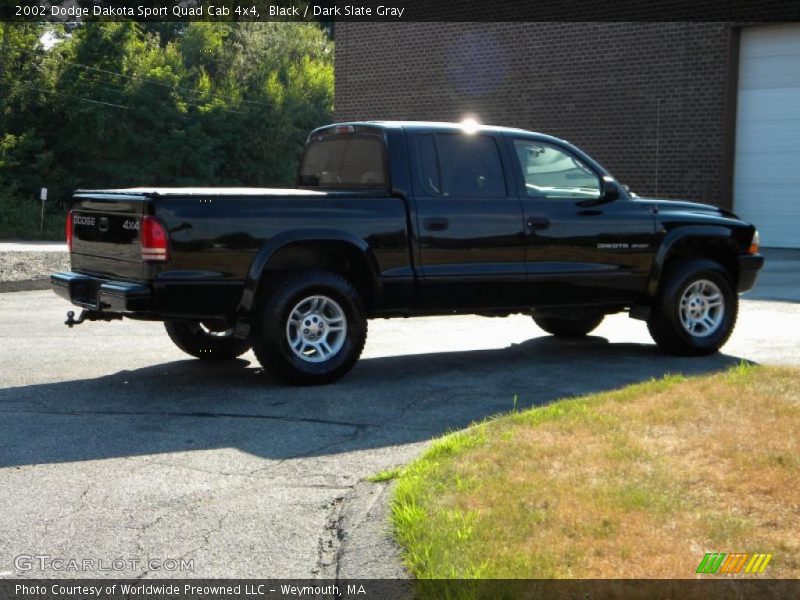 Black / Dark Slate Gray 2002 Dodge Dakota Sport Quad Cab 4x4