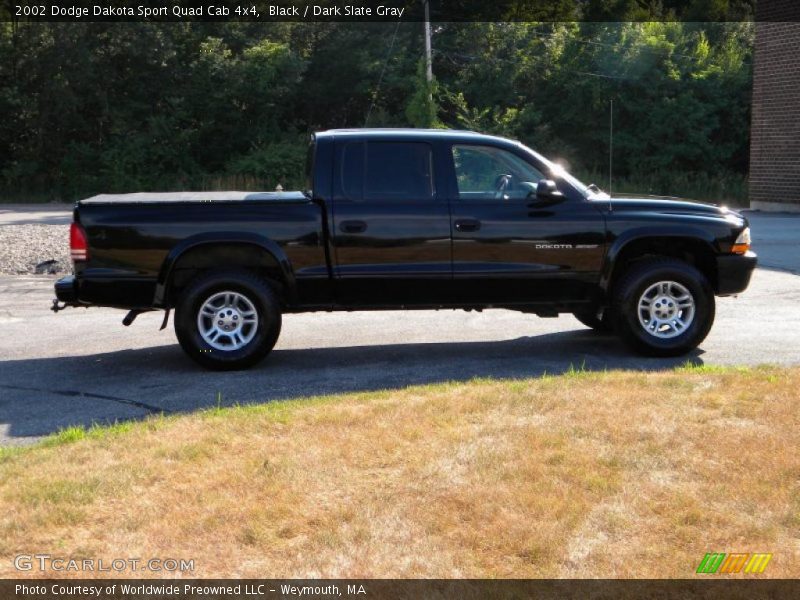 Black / Dark Slate Gray 2002 Dodge Dakota Sport Quad Cab 4x4