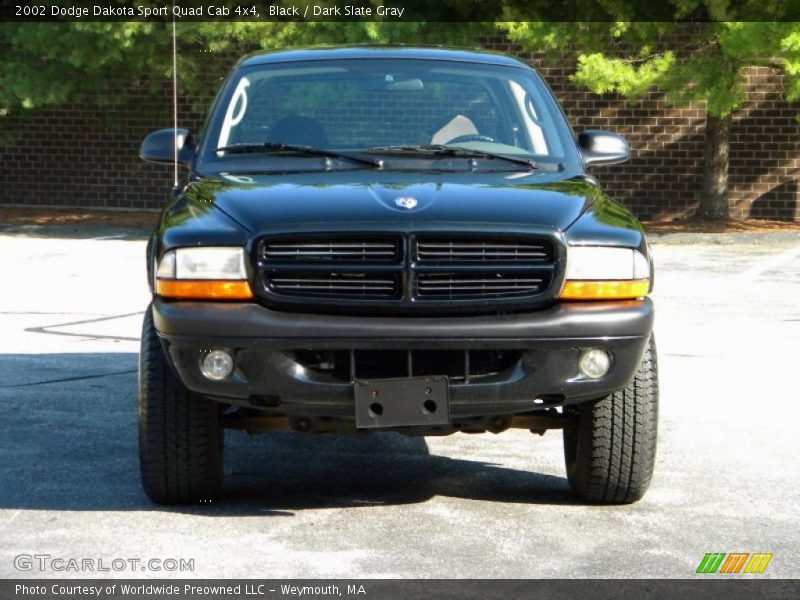 Black / Dark Slate Gray 2002 Dodge Dakota Sport Quad Cab 4x4