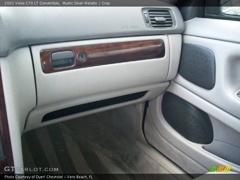 Mystic Silver Metallic / Gray 2001 Volvo C70 LT Convertible