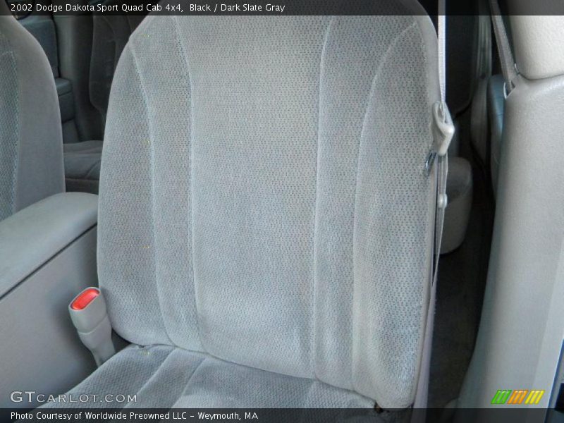  2002 Dakota Sport Quad Cab 4x4 Dark Slate Gray Interior