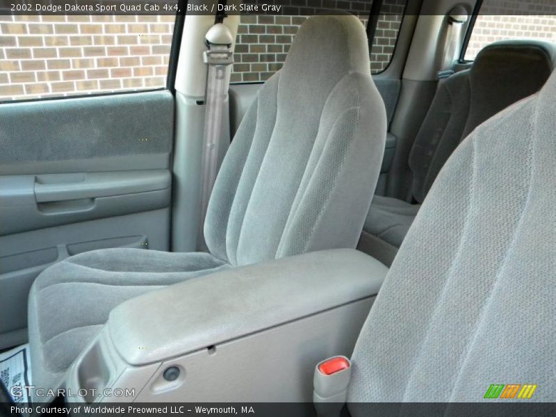 Black / Dark Slate Gray 2002 Dodge Dakota Sport Quad Cab 4x4
