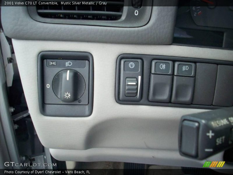 Mystic Silver Metallic / Gray 2001 Volvo C70 LT Convertible