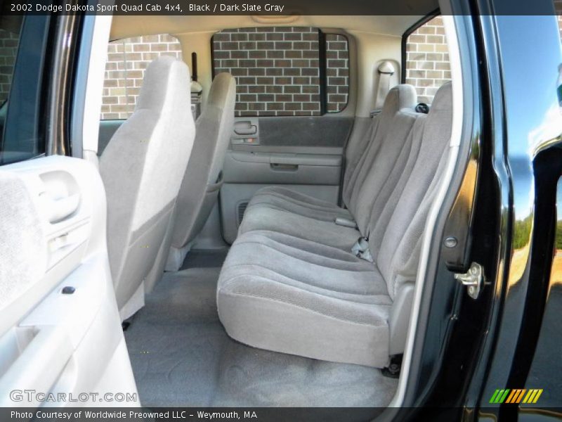  2002 Dakota Sport Quad Cab 4x4 Dark Slate Gray Interior
