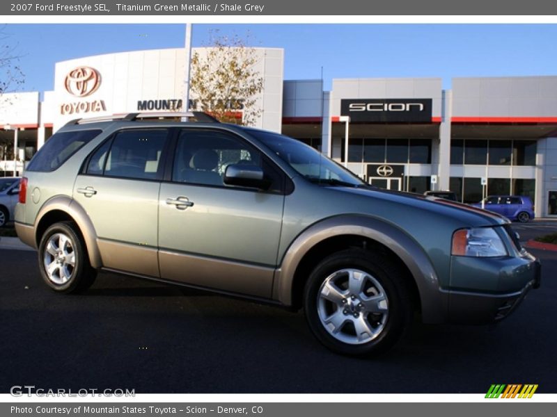 Titanium Green Metallic / Shale Grey 2007 Ford Freestyle SEL