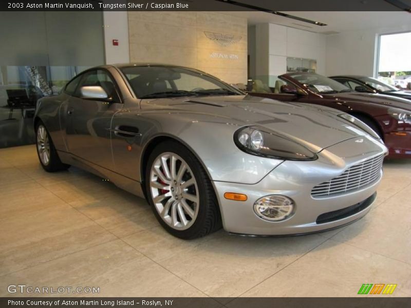 Tungsten Silver / Caspian Blue 2003 Aston Martin Vanquish