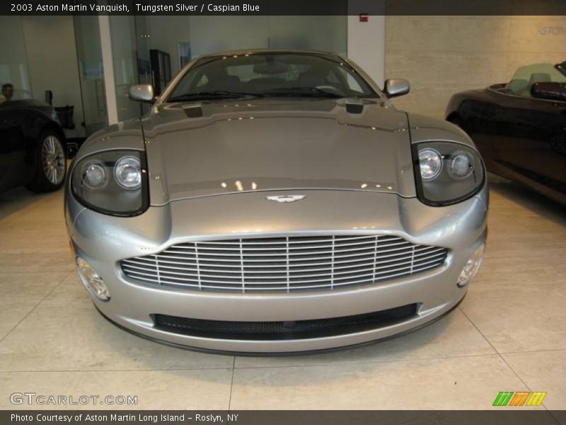 Tungsten Silver / Caspian Blue 2003 Aston Martin Vanquish