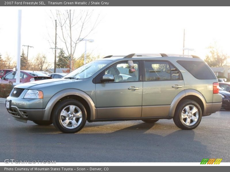 Titanium Green Metallic / Shale Grey 2007 Ford Freestyle SEL