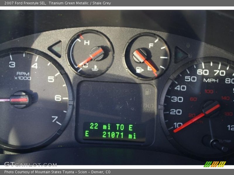 Titanium Green Metallic / Shale Grey 2007 Ford Freestyle SEL