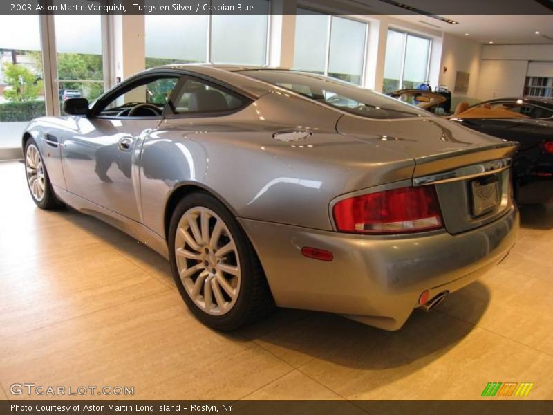 Tungsten Silver / Caspian Blue 2003 Aston Martin Vanquish