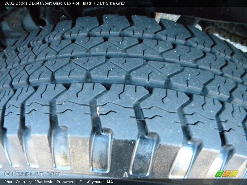 Black / Dark Slate Gray 2002 Dodge Dakota Sport Quad Cab 4x4
