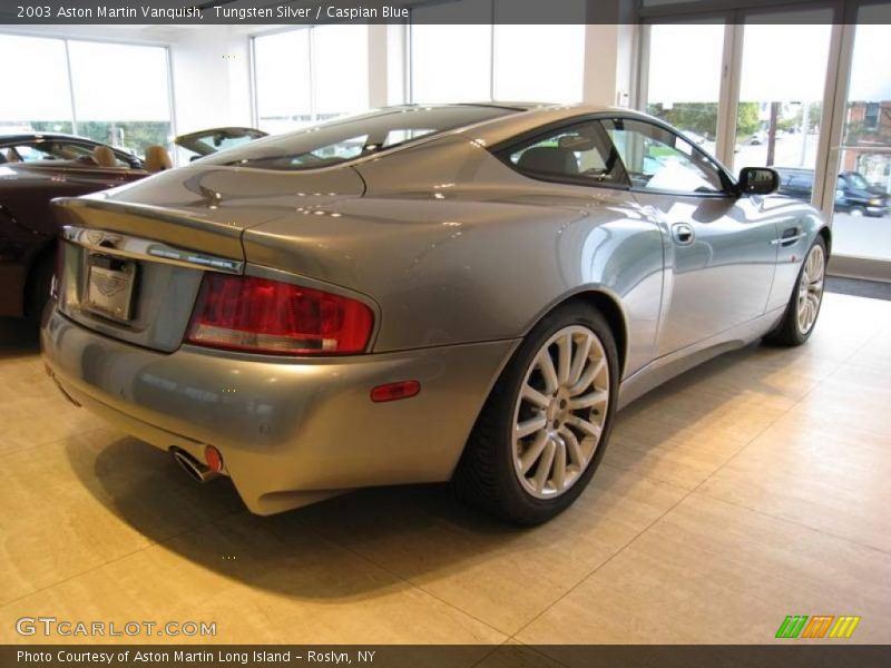 Tungsten Silver / Caspian Blue 2003 Aston Martin Vanquish