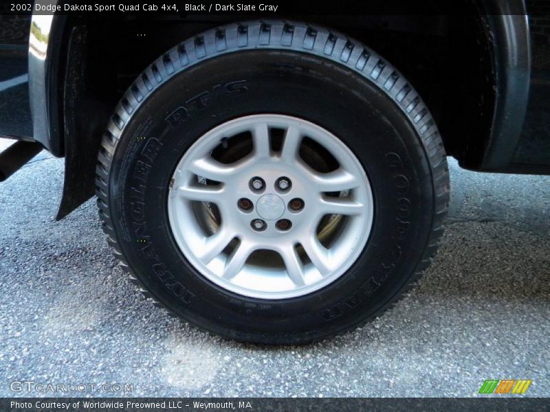 Black / Dark Slate Gray 2002 Dodge Dakota Sport Quad Cab 4x4