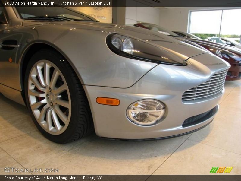 Tungsten Silver / Caspian Blue 2003 Aston Martin Vanquish