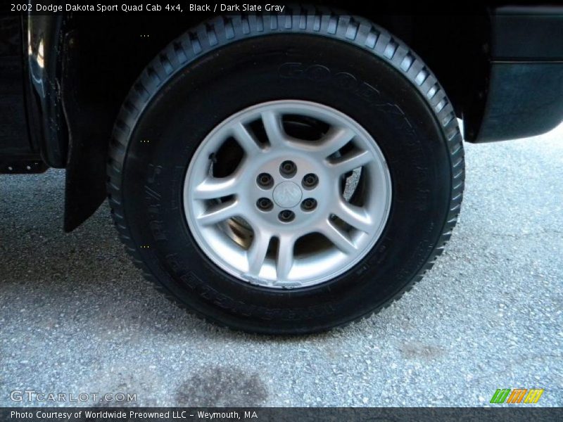 Black / Dark Slate Gray 2002 Dodge Dakota Sport Quad Cab 4x4