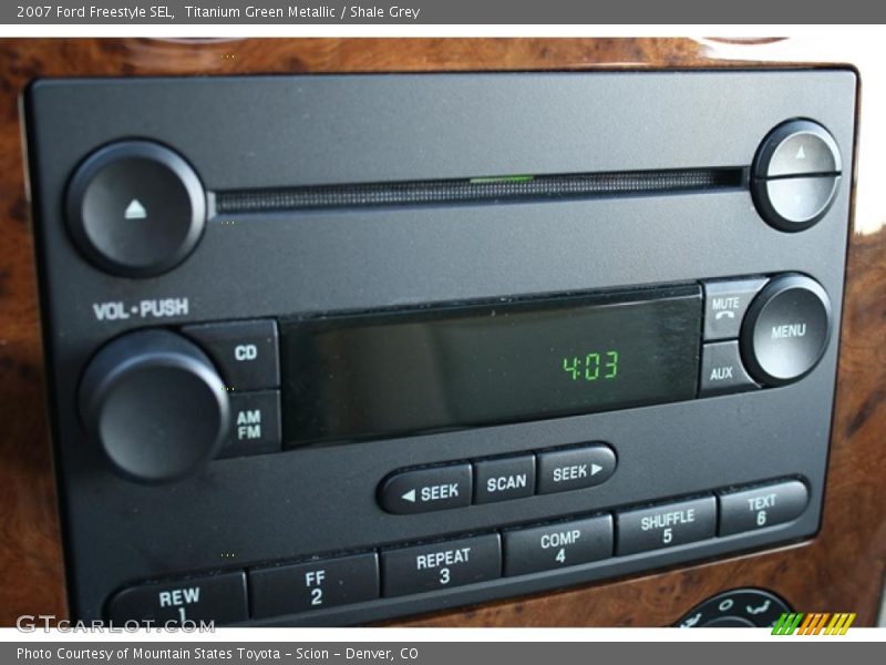 Titanium Green Metallic / Shale Grey 2007 Ford Freestyle SEL