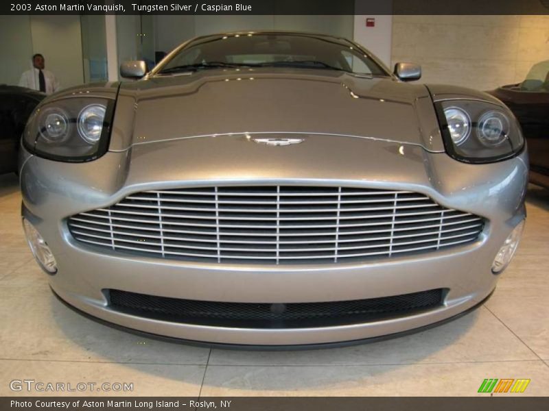 Tungsten Silver / Caspian Blue 2003 Aston Martin Vanquish