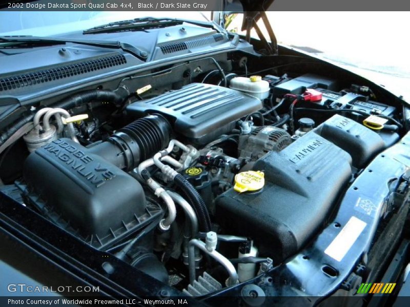  2002 Dakota Sport Quad Cab 4x4 Engine - 4.7 Liter SOHC 16-Valve PowerTech V8