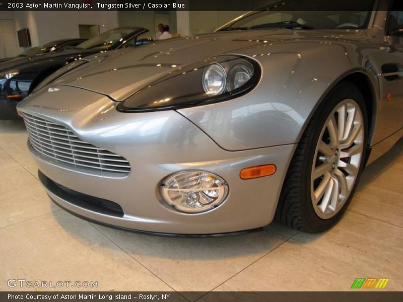 Tungsten Silver / Caspian Blue 2003 Aston Martin Vanquish