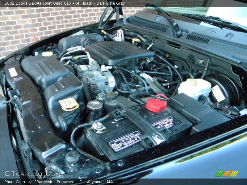  2002 Dakota Sport Quad Cab 4x4 Engine - 4.7 Liter SOHC 16-Valve PowerTech V8