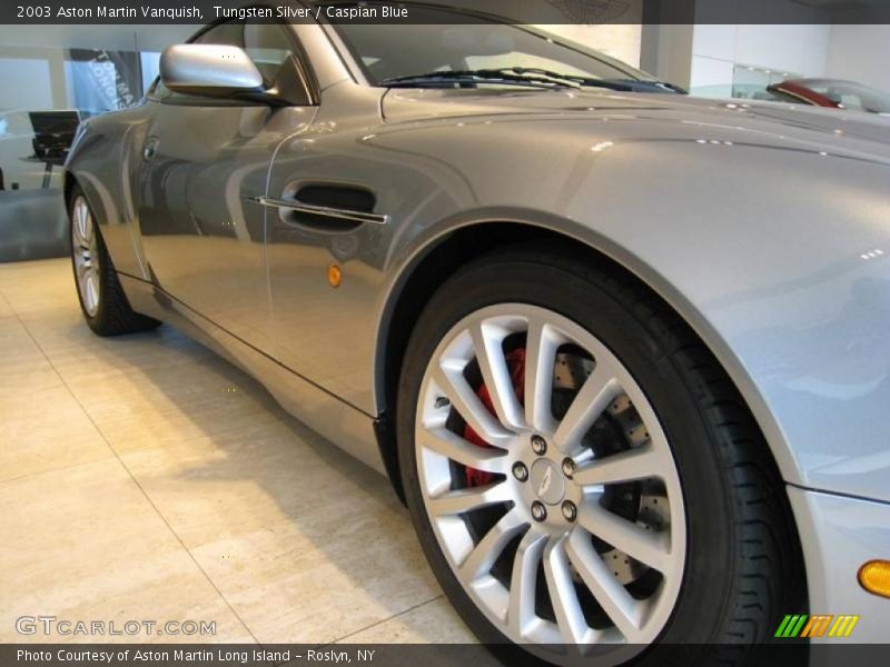 Tungsten Silver / Caspian Blue 2003 Aston Martin Vanquish