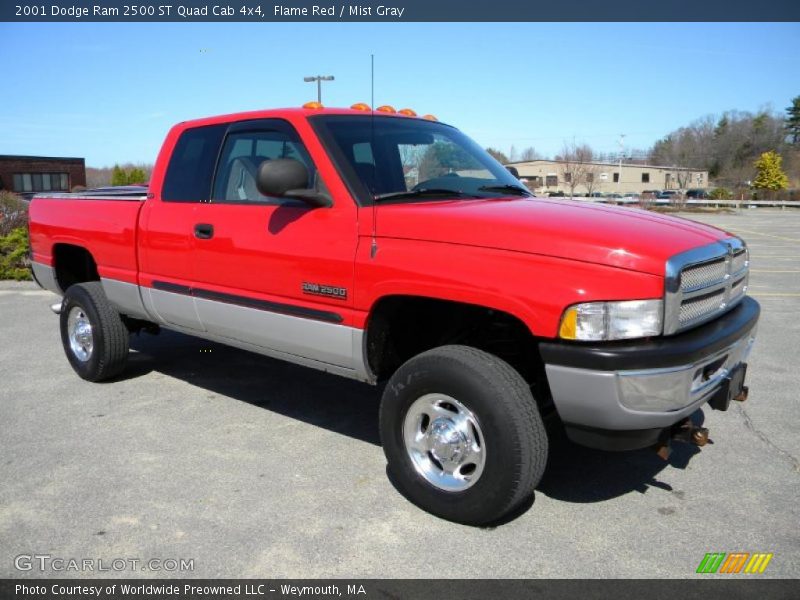 Front 3/4 View of 2001 Ram 2500 ST Quad Cab 4x4