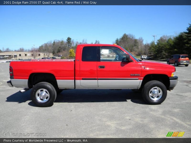  2001 Ram 2500 ST Quad Cab 4x4 Flame Red