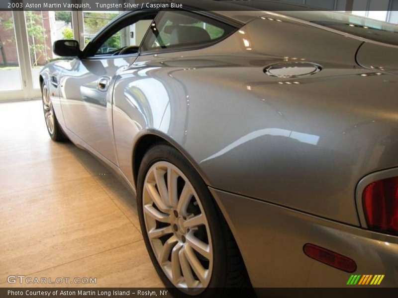 Tungsten Silver / Caspian Blue 2003 Aston Martin Vanquish