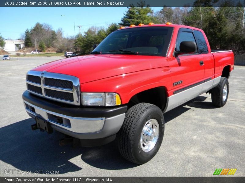 Front 3/4 View of 2001 Ram 2500 ST Quad Cab 4x4