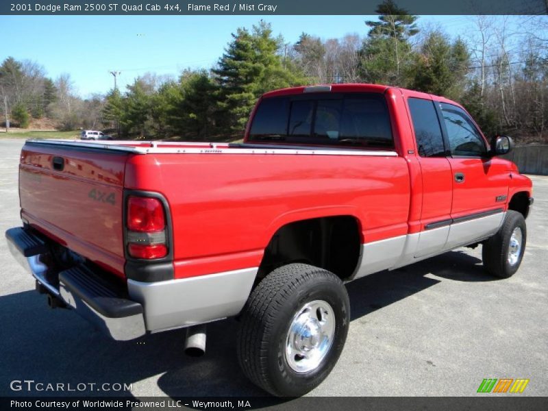  2001 Ram 2500 ST Quad Cab 4x4 Flame Red