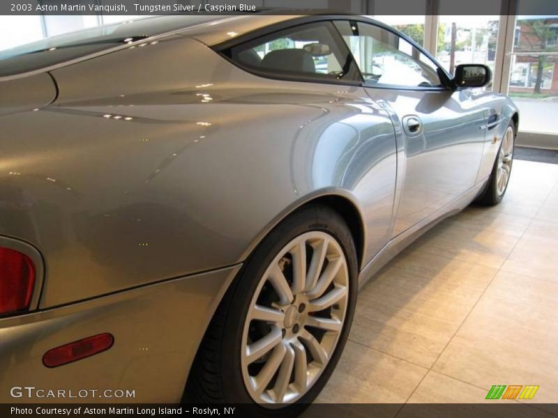 Tungsten Silver / Caspian Blue 2003 Aston Martin Vanquish