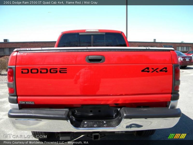 Flame Red / Mist Gray 2001 Dodge Ram 2500 ST Quad Cab 4x4