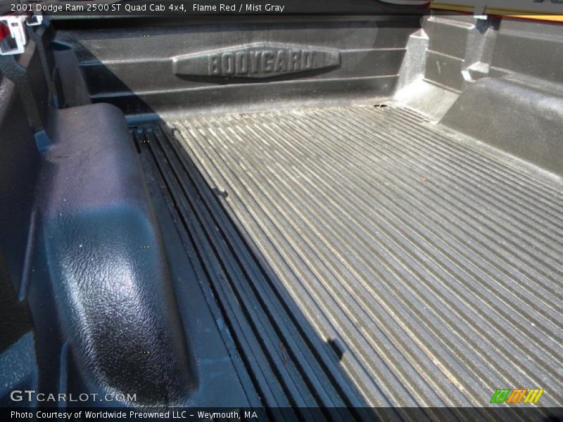 Flame Red / Mist Gray 2001 Dodge Ram 2500 ST Quad Cab 4x4