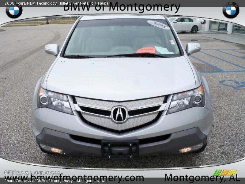 Billet Silver Metallic / Taupe 2008 Acura MDX Technology