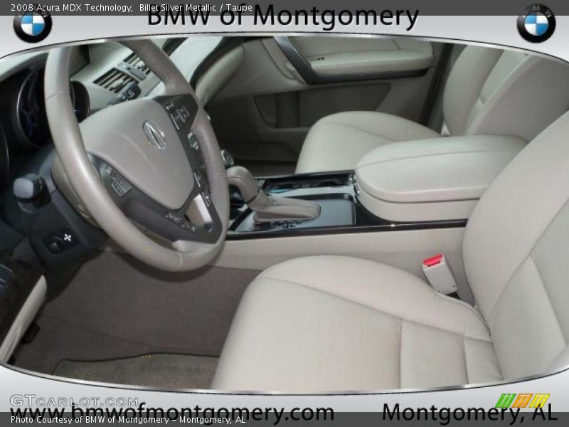 Billet Silver Metallic / Taupe 2008 Acura MDX Technology
