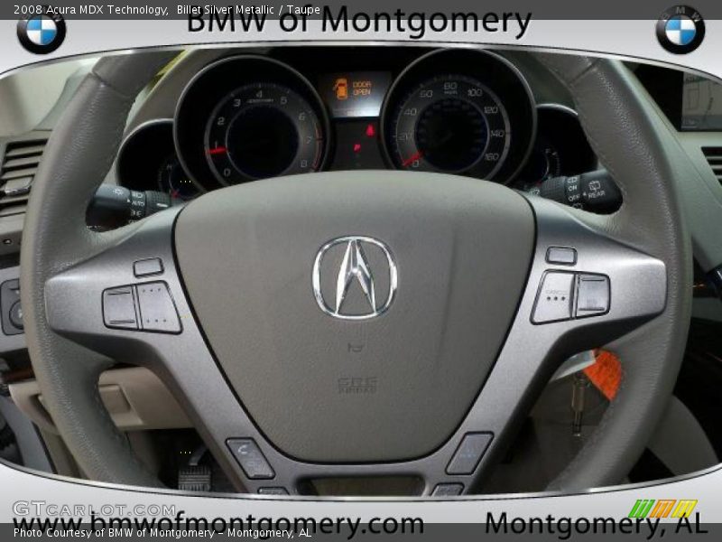 Billet Silver Metallic / Taupe 2008 Acura MDX Technology
