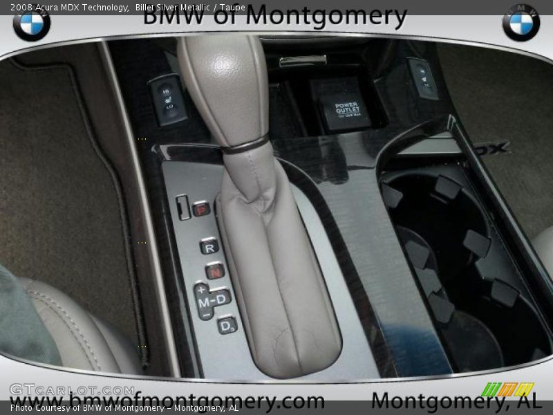Billet Silver Metallic / Taupe 2008 Acura MDX Technology