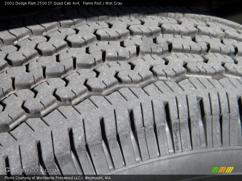 Flame Red / Mist Gray 2001 Dodge Ram 2500 ST Quad Cab 4x4