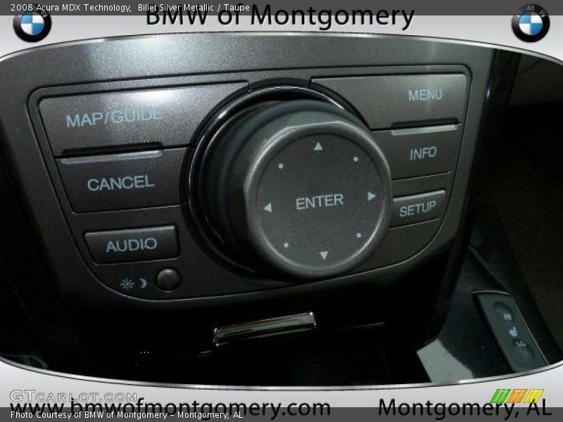 Billet Silver Metallic / Taupe 2008 Acura MDX Technology