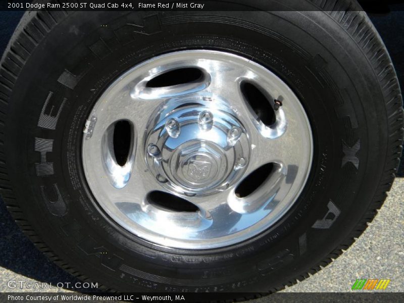 Flame Red / Mist Gray 2001 Dodge Ram 2500 ST Quad Cab 4x4