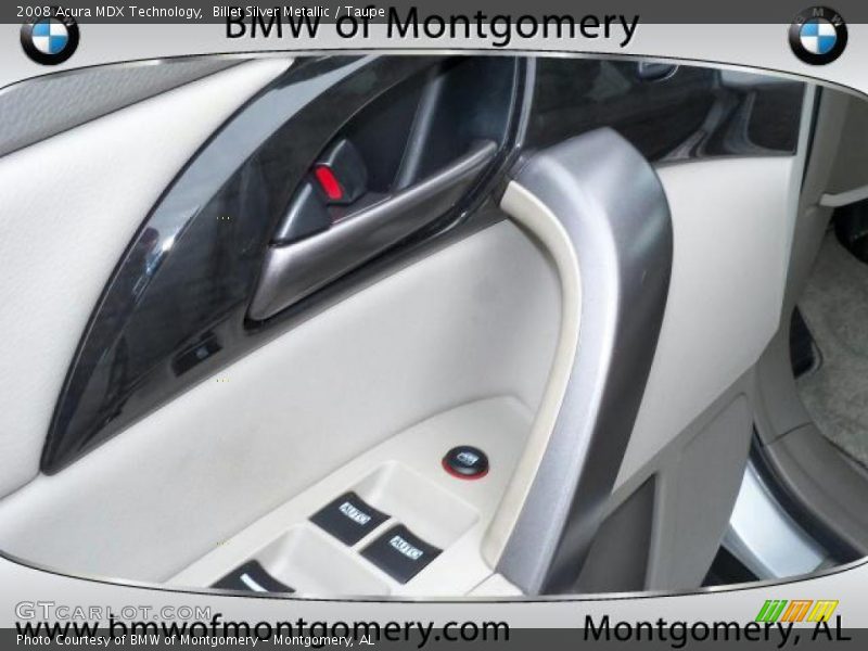 Billet Silver Metallic / Taupe 2008 Acura MDX Technology