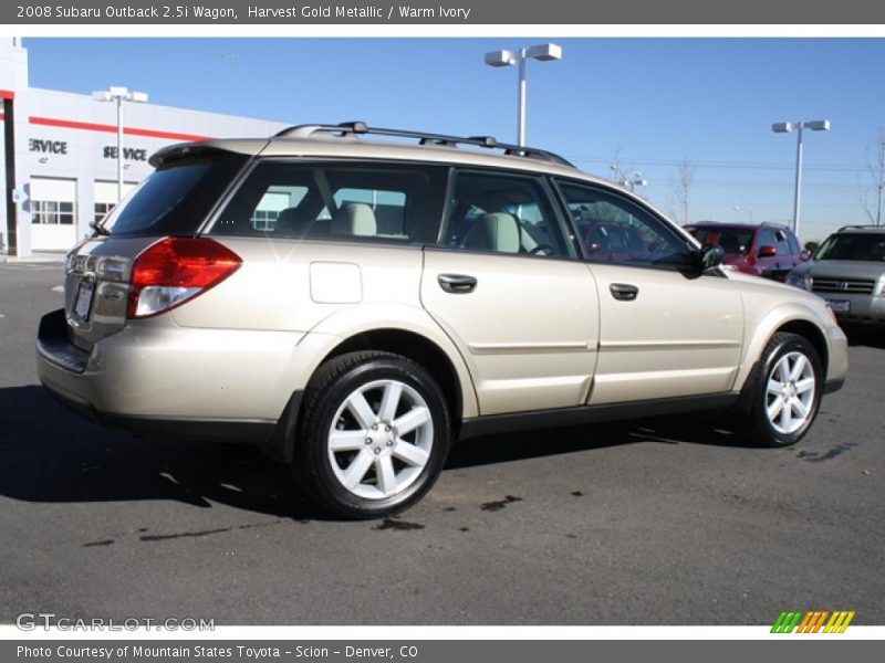 Harvest Gold Metallic / Warm Ivory 2008 Subaru Outback 2.5i Wagon