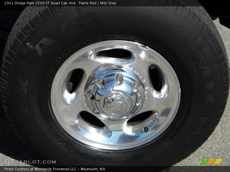 Flame Red / Mist Gray 2001 Dodge Ram 2500 ST Quad Cab 4x4