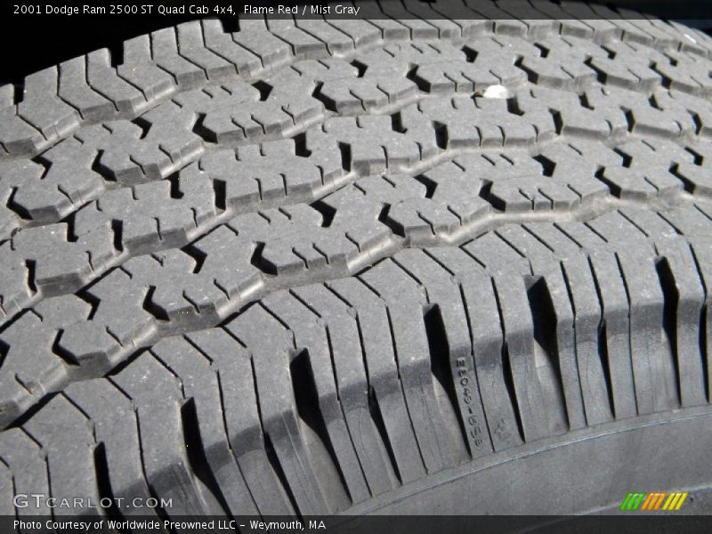 Flame Red / Mist Gray 2001 Dodge Ram 2500 ST Quad Cab 4x4