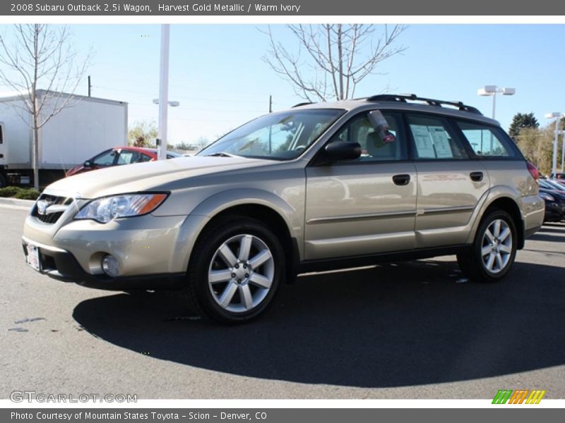 Harvest Gold Metallic / Warm Ivory 2008 Subaru Outback 2.5i Wagon