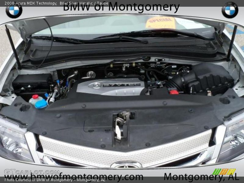 Billet Silver Metallic / Taupe 2008 Acura MDX Technology