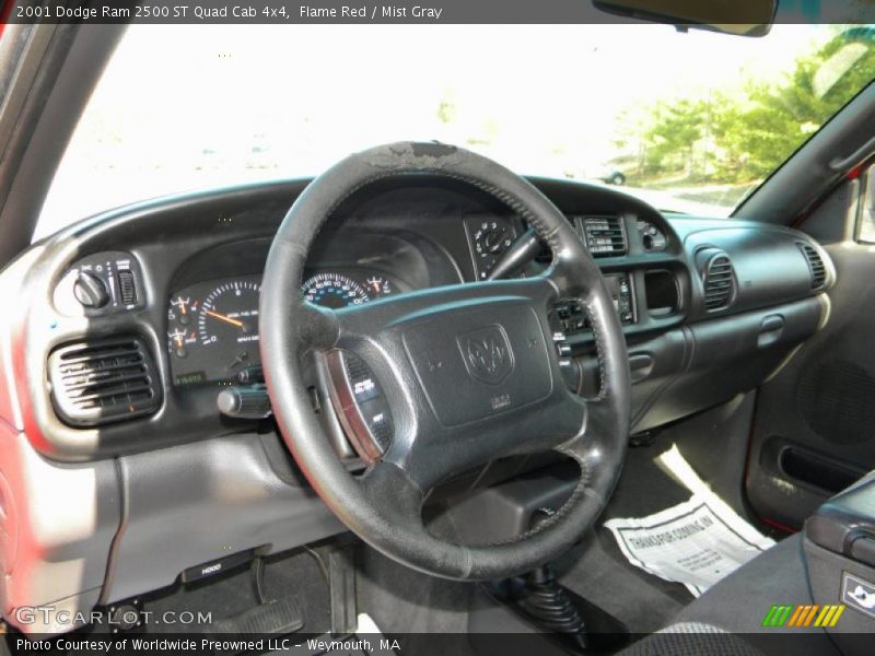 Dashboard of 2001 Ram 2500 ST Quad Cab 4x4