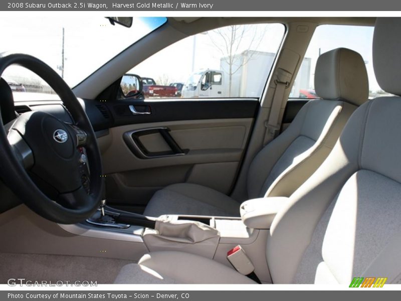 Harvest Gold Metallic / Warm Ivory 2008 Subaru Outback 2.5i Wagon