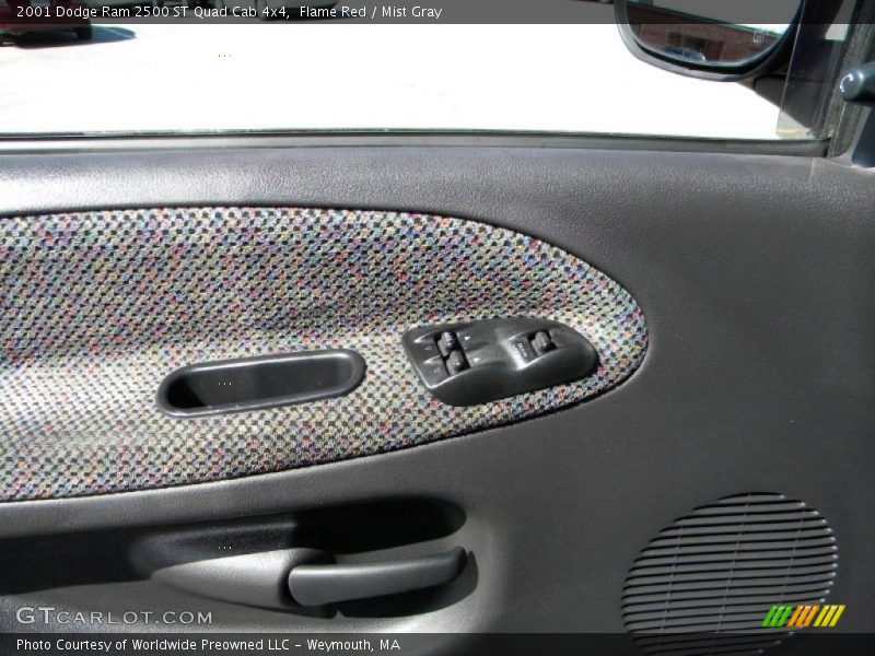 Flame Red / Mist Gray 2001 Dodge Ram 2500 ST Quad Cab 4x4